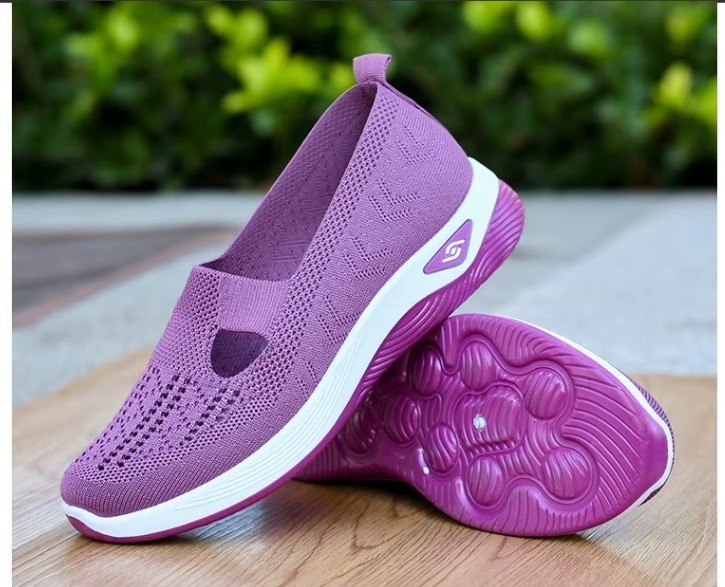 Soft Sole Knitted Women Breathable Comfort Casual Sports Shoes Lightweight 7 8 9