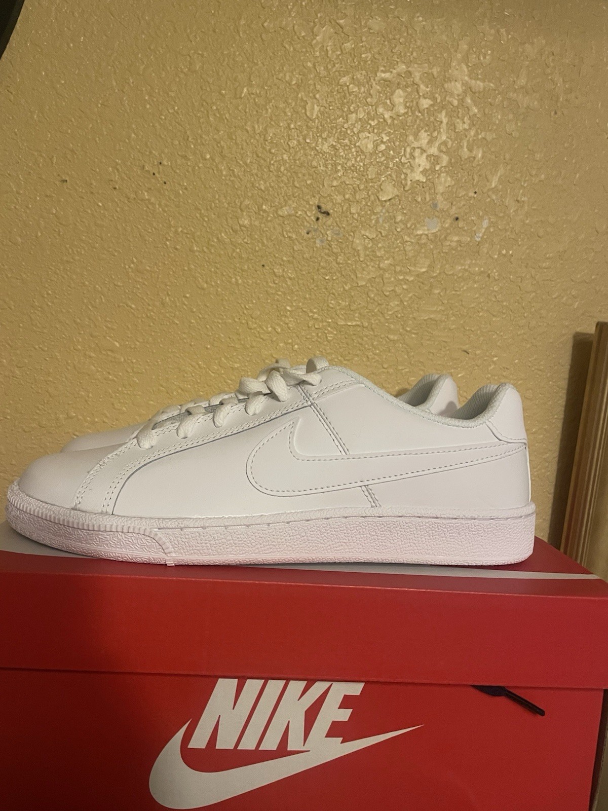 Nike Court Royale W Women’s Low Top Lace-Up Leather White/White 749867-105