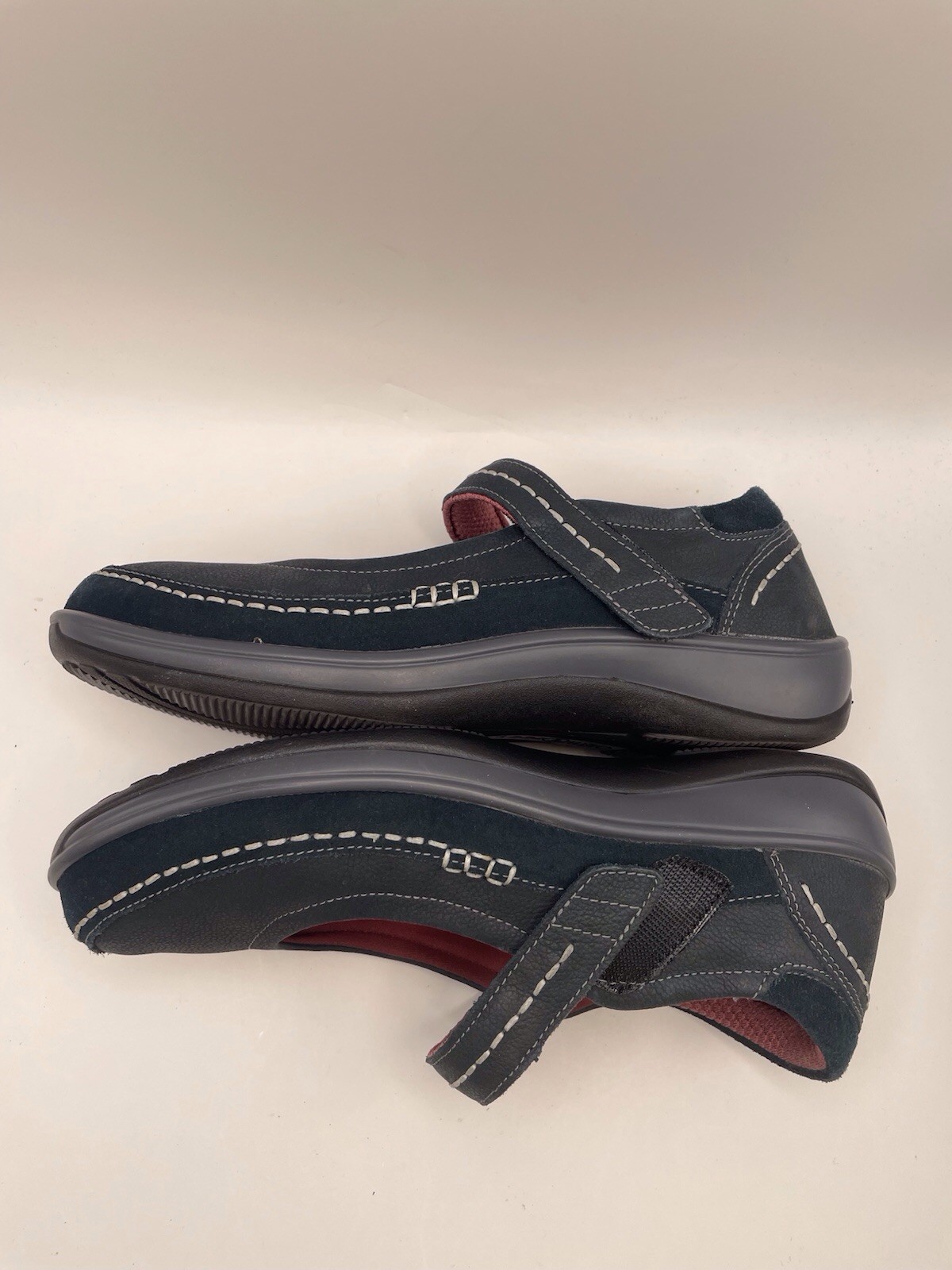 Orthofeet Shoes Womens Size 7.5 D Wide Black Mary Jane Orthopedic 863