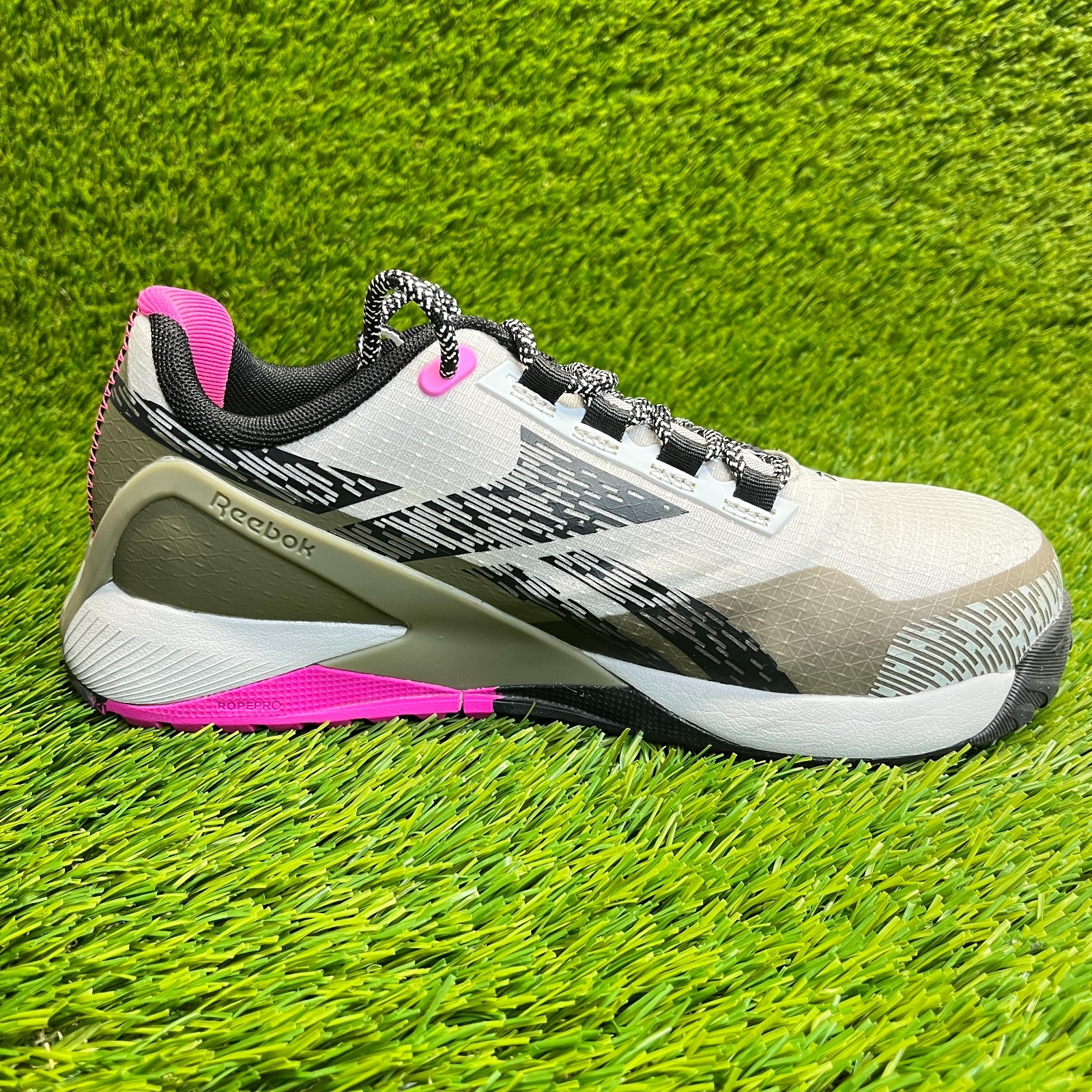 Reebok Nano X1 Adventure Womens Size 6.5M Gray Composite Toe Safety Work Shoes