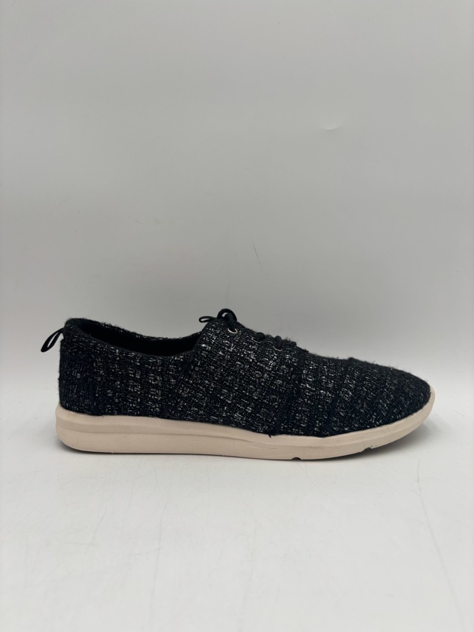 Tom’s DEL REY SNEAKER GLITTER WOOL Women’s NEW Women’s Sneaker Black US Size 10