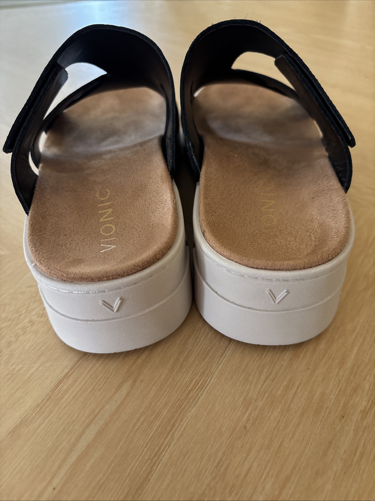Vionic Uptown Sunset Womens Sandals Black Nubuck USA 6, UK 36,