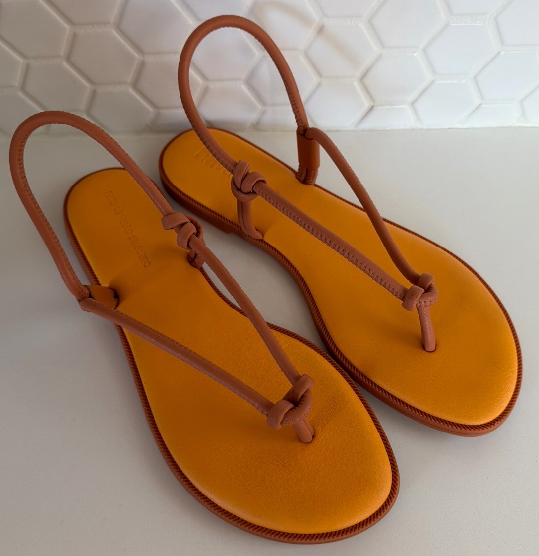 Havaianas Una Açaí Sandals in Orange EU 40 US 9 Fieto De Verao Brasileiro Brazil