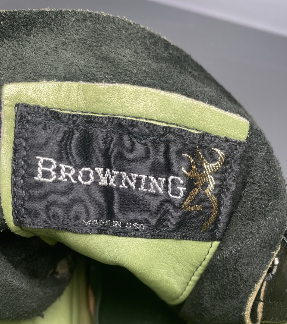 VTG Browning Sportsman Green Leather Hiking Hunting Engineer Boots Women’s 8 C