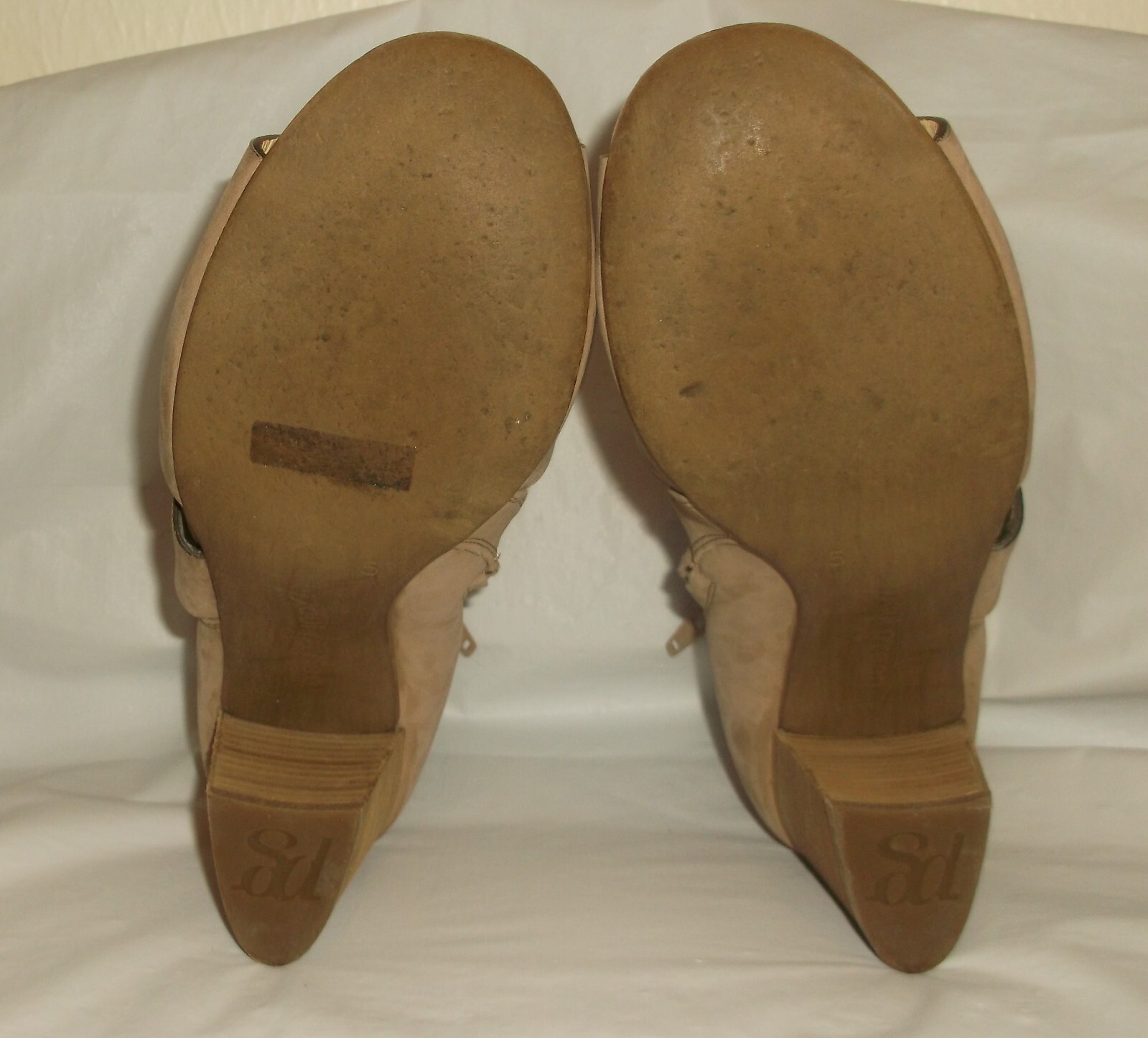 Paul Green Austria Michelle Tan Nubuck Strappy Block Heel Sandals 5 UK / 7.5 US