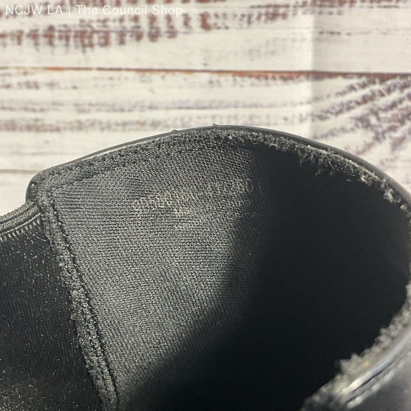 Charles & Keith Black Leather Platform Chelsea Boot Men’s Size 11