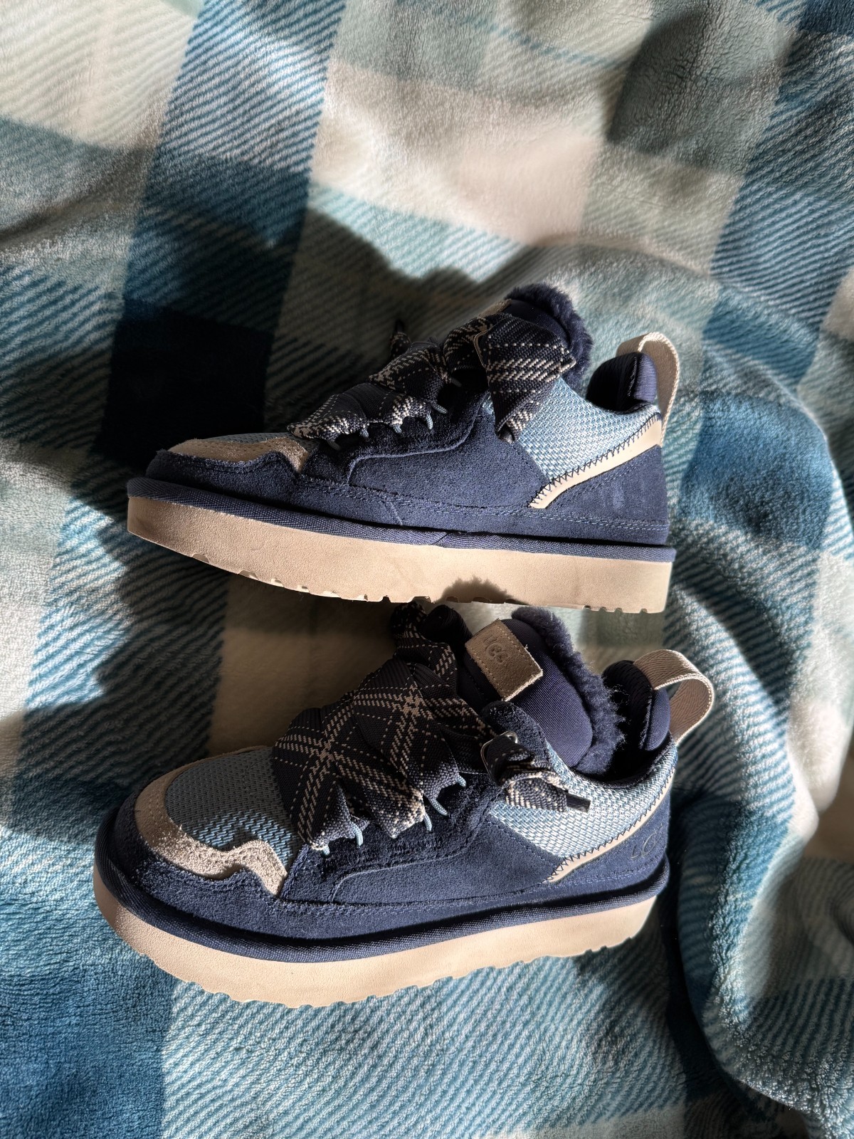 UGG Lowmel Indigo Limited Edition Women’s Size 5 Blue Suede Sneakers