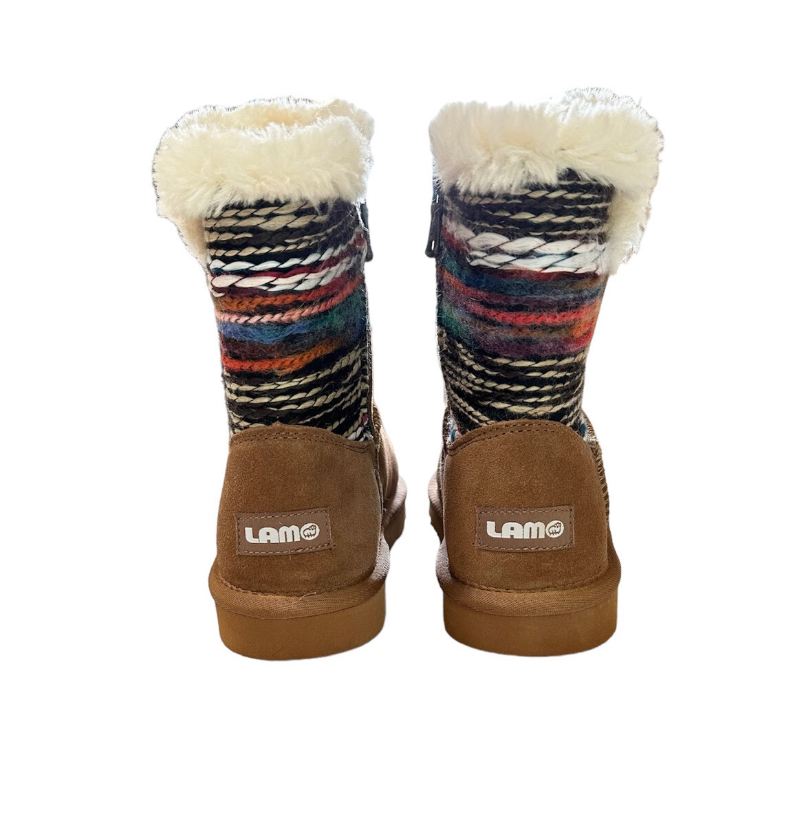 Lamo Willow Water Resistant Suede Faux Fur Cold Weather Boots Size 5 NWOT