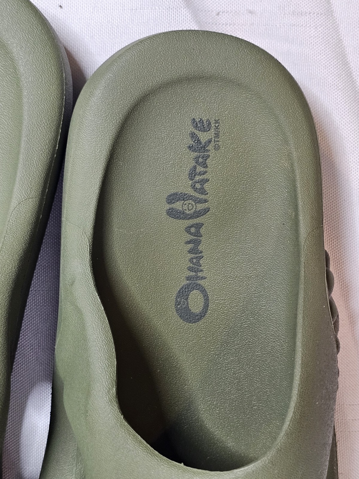 Ohana Hatake SURIPPA OHANA MATCHA Green Slip On Slides Mens Sz 5 Womens Sz 6.5