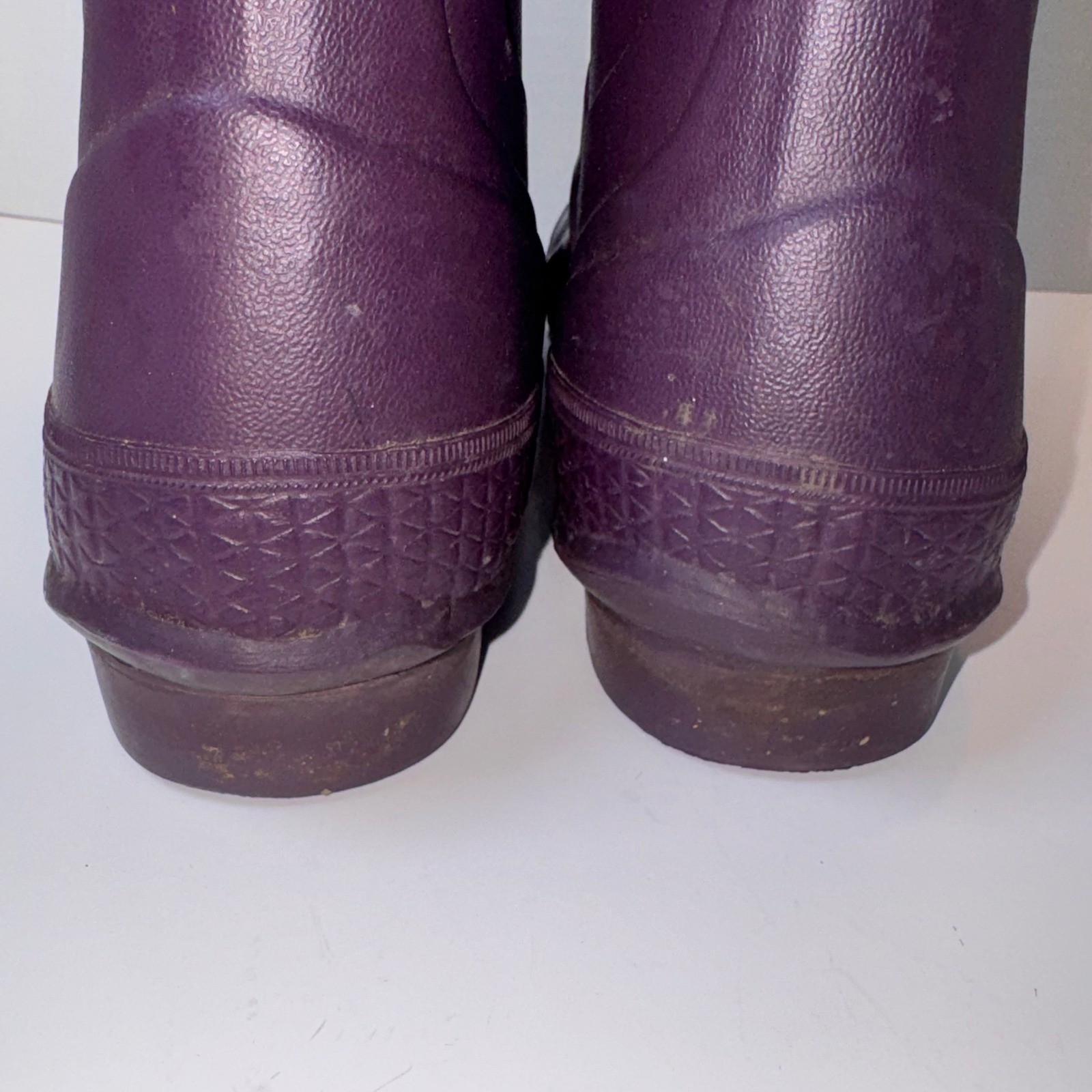 LaCrosse Grange Rain Boots Womens 8 Plum Purple 14 Inch Waterproof Rubber 631126