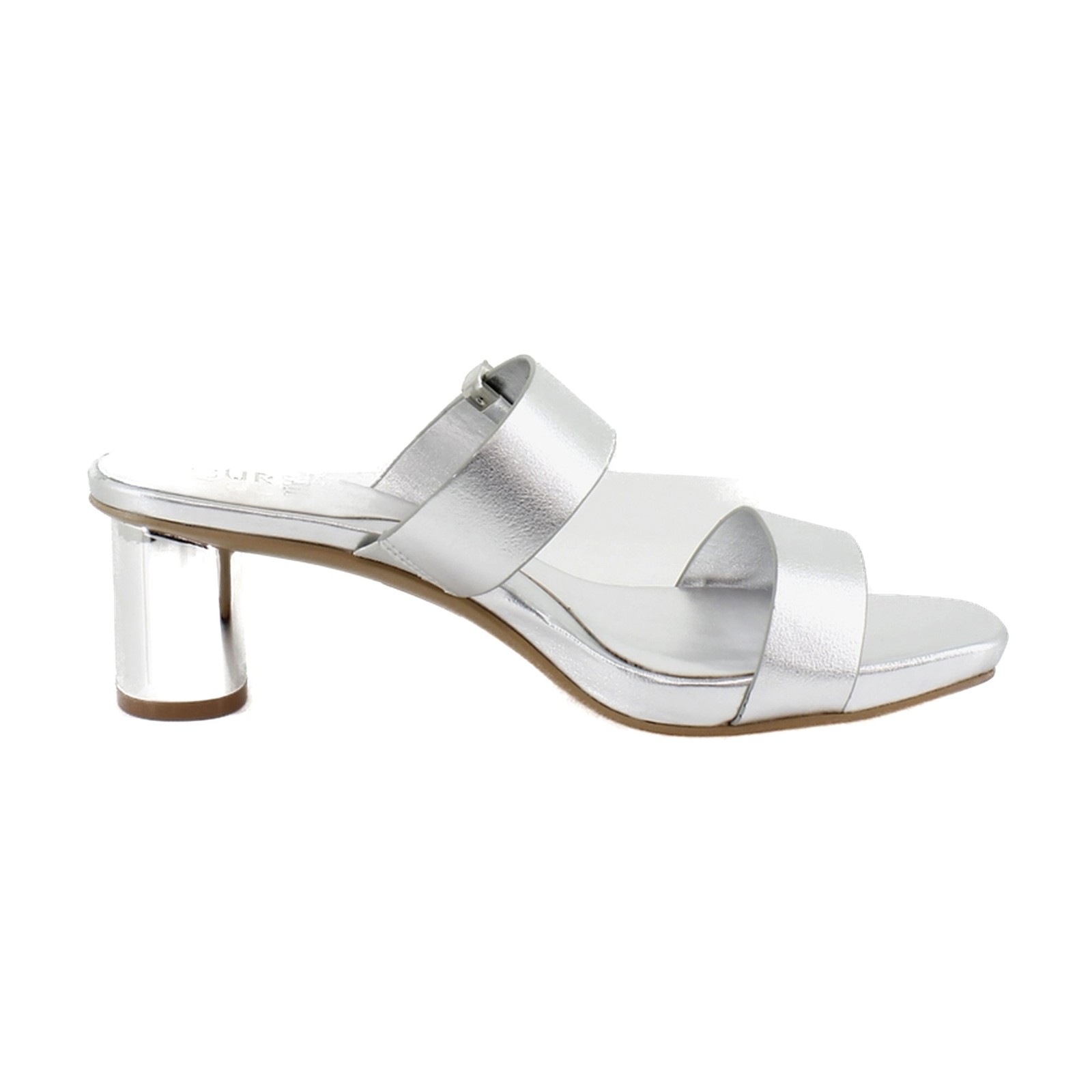 Naturalizer Ida2 Womens Heels Silver Faux Leather