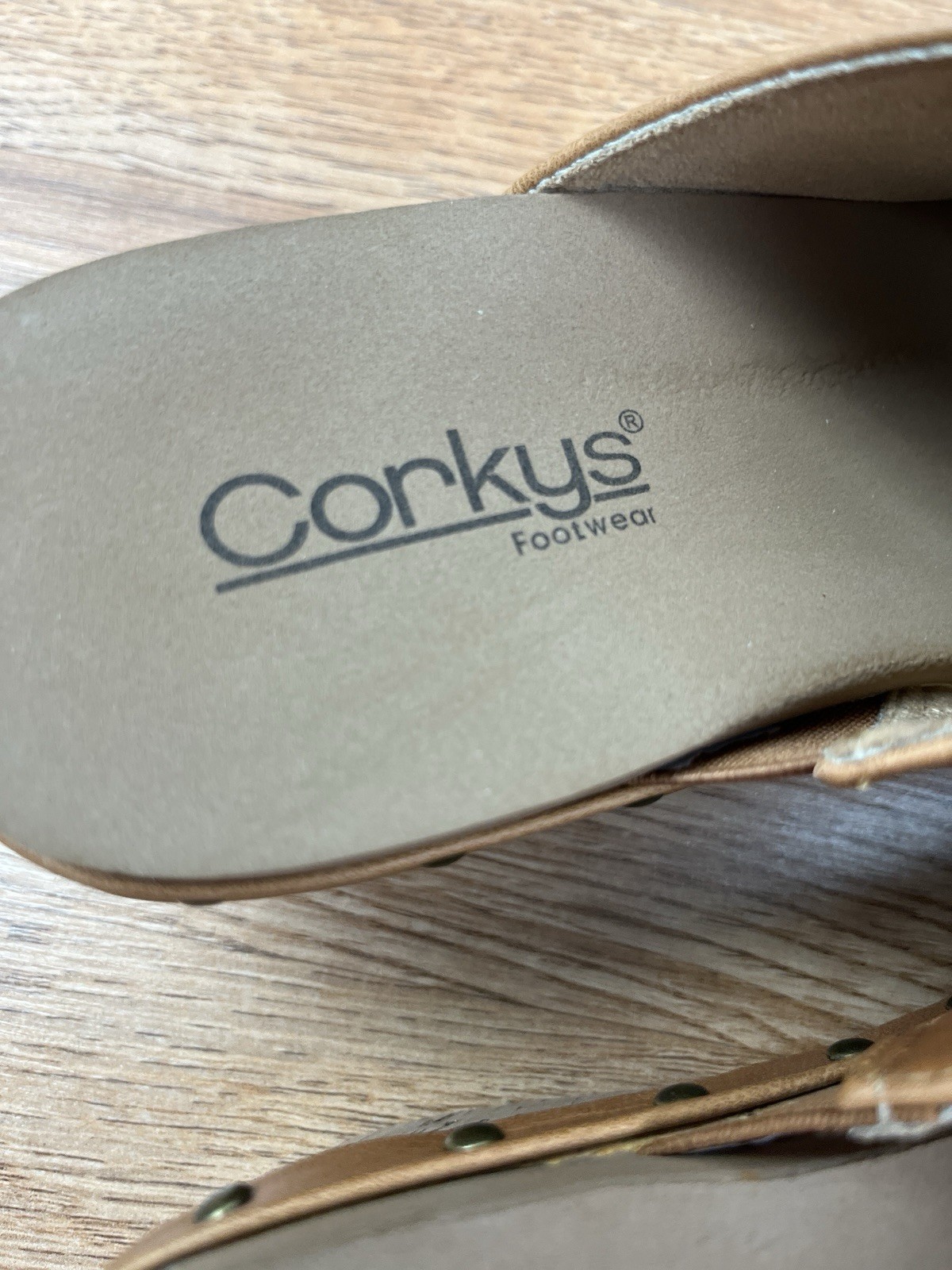 Corkys Footwear Marley Wedge Clogs in Cognac Women’s Size 7 NEW