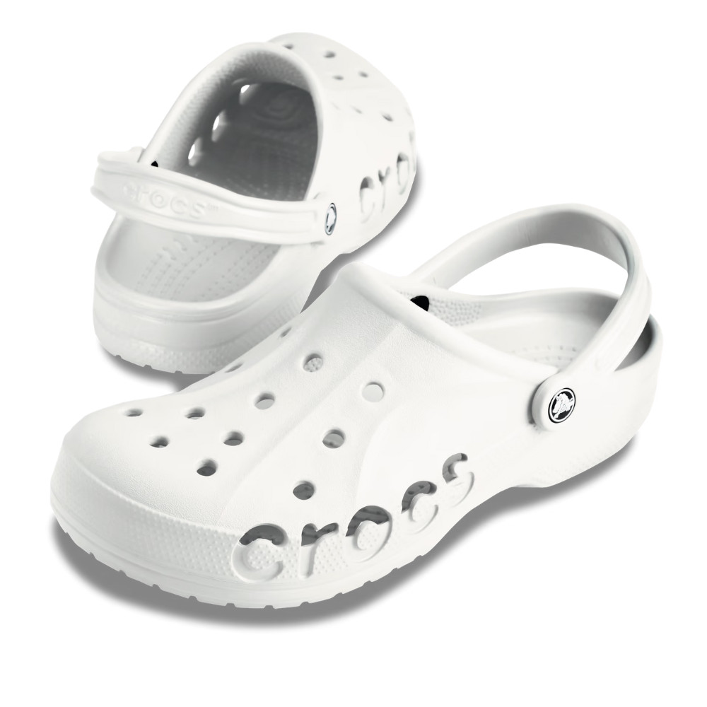 Crocs Baya Clog White Unisex Men’s Women’s Slip On Water Shoes Sandals 10126 New