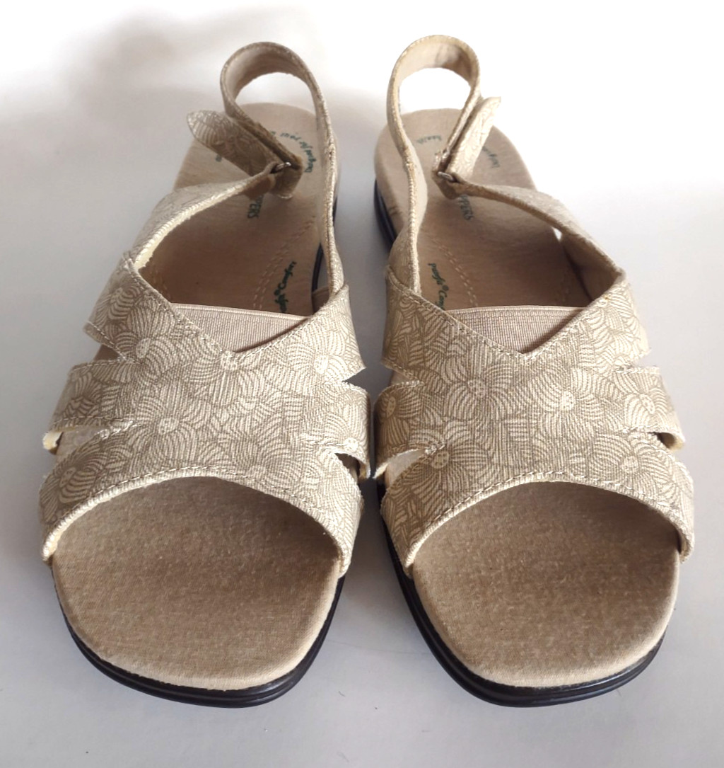Grasshoppers Lillie Ankle Strap Comfort Purefit Sandals Size 9M NEW