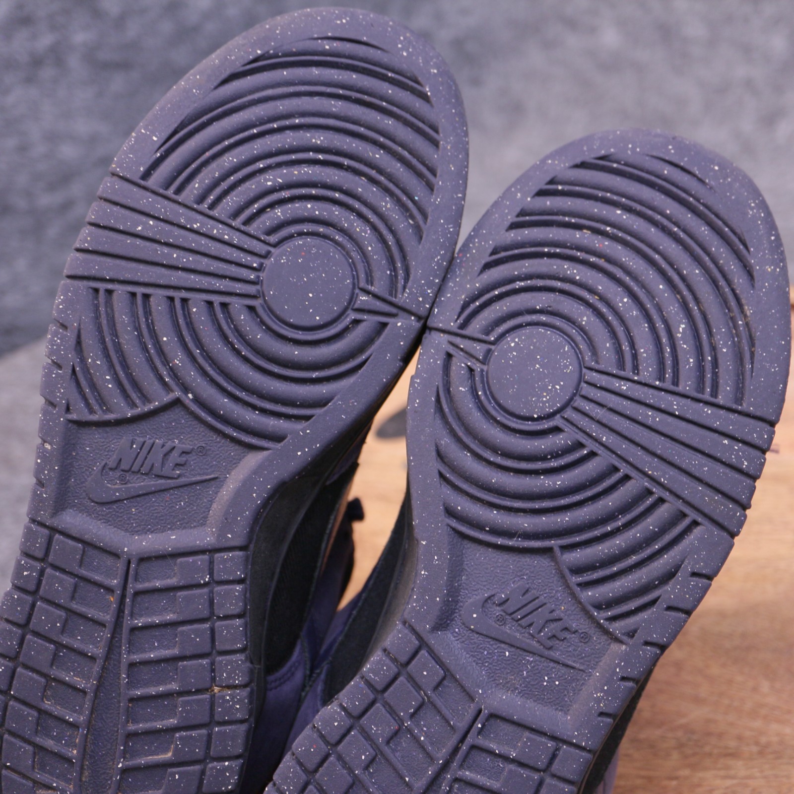 Nike Dunk Low LX Women’s Size 8.5 US «Purple Ink» Black Leather Shoes FB7720-001
