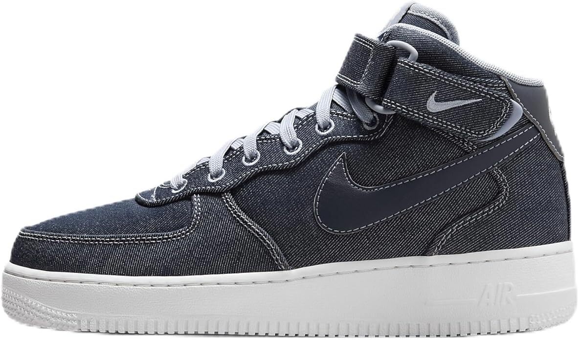 Women’s Nike Air Force 1 ’07 Mid Denim Obsidian Summit White Slate DD9625-400