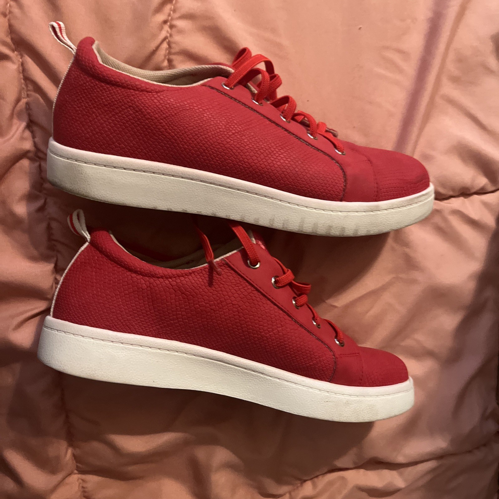 VEPOSE Women’s Running Shoes Size 8 Tennis Sneakers Sports Athletic RED VG