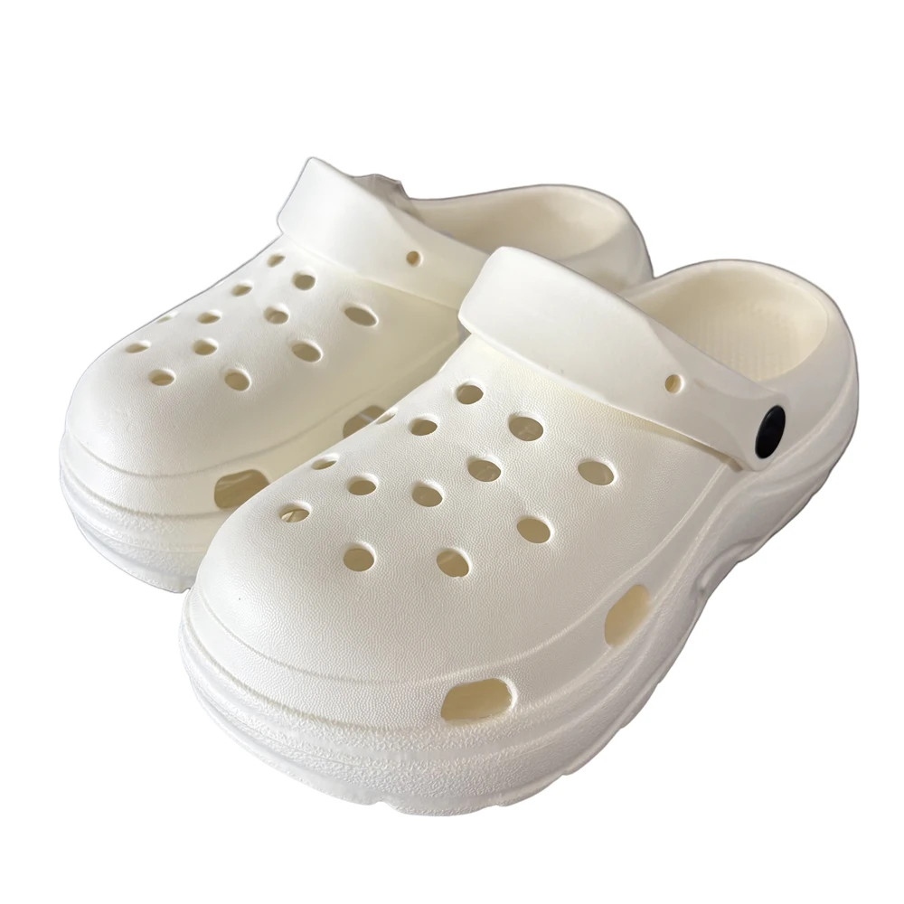 Women Thick Bottom Garden Clogs Shoes Cute Outdoor Hole Shoes EVA Casual Slip on