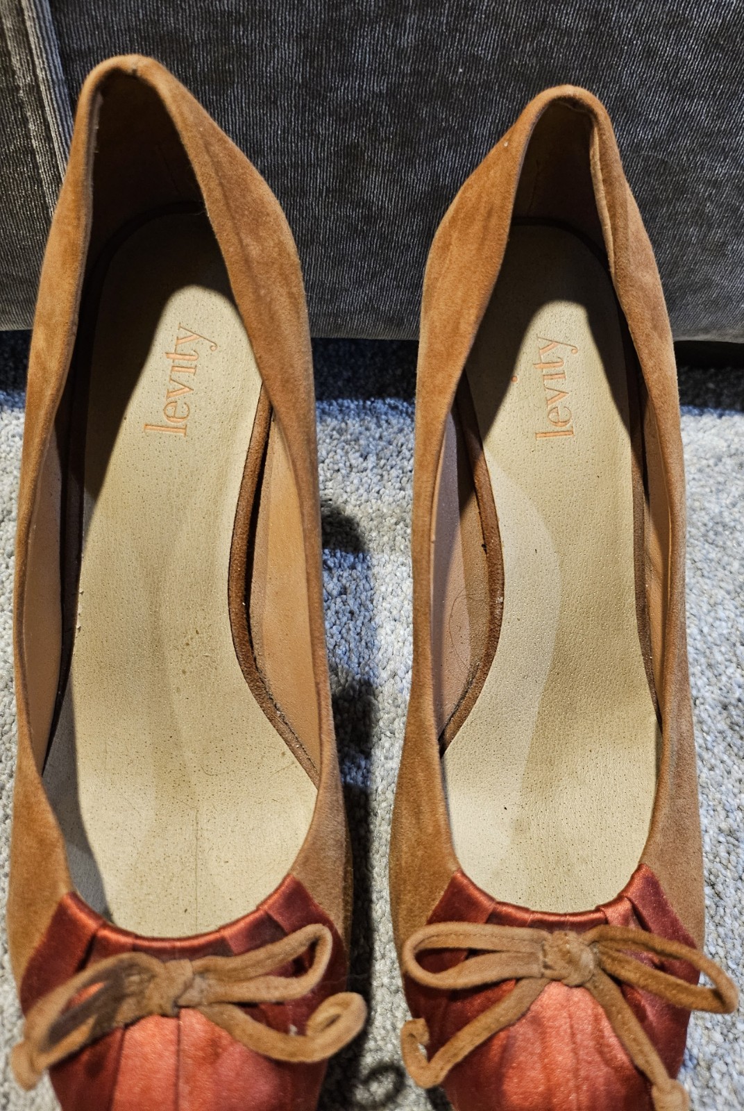 Levity Burnt Orange Heels Size 7M – Used