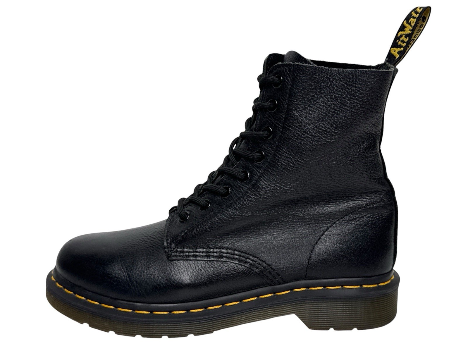 Dr. Martens Pascal Boots Men’s Size 8 Genuine Black Leather Combat Virginia 1460