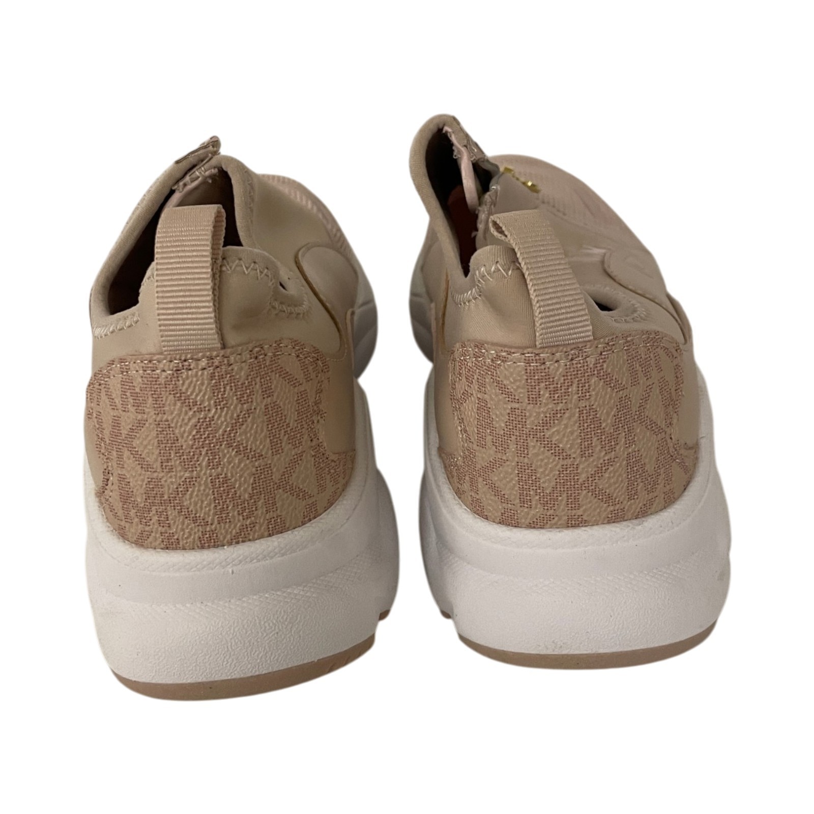 Michael Kors Sami Zip Trainer Sneaker Womens 5 Circular Air Mesh Ballet Pink