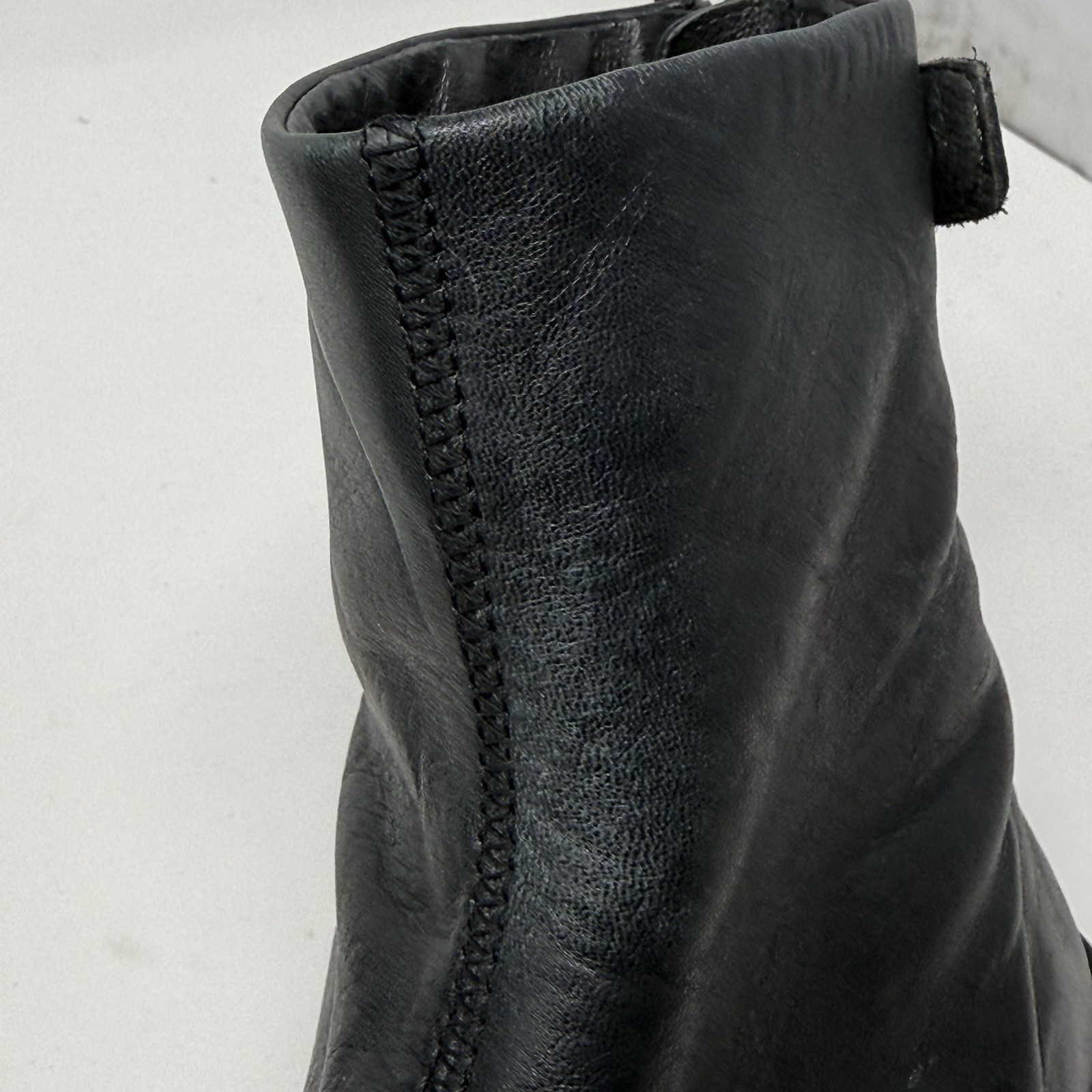 Camper Beetle Boots Womens 8.5 EU 39 Black Leather Hipster Bohemian Minimalist