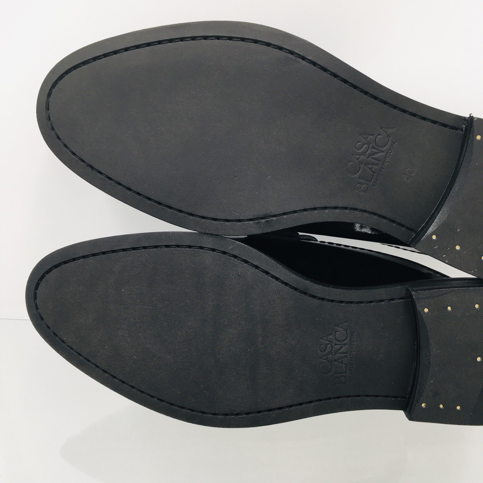 Casa Blanca Patent Sabot Bamboo Shoes Women’s Size EU 40 US 10 M