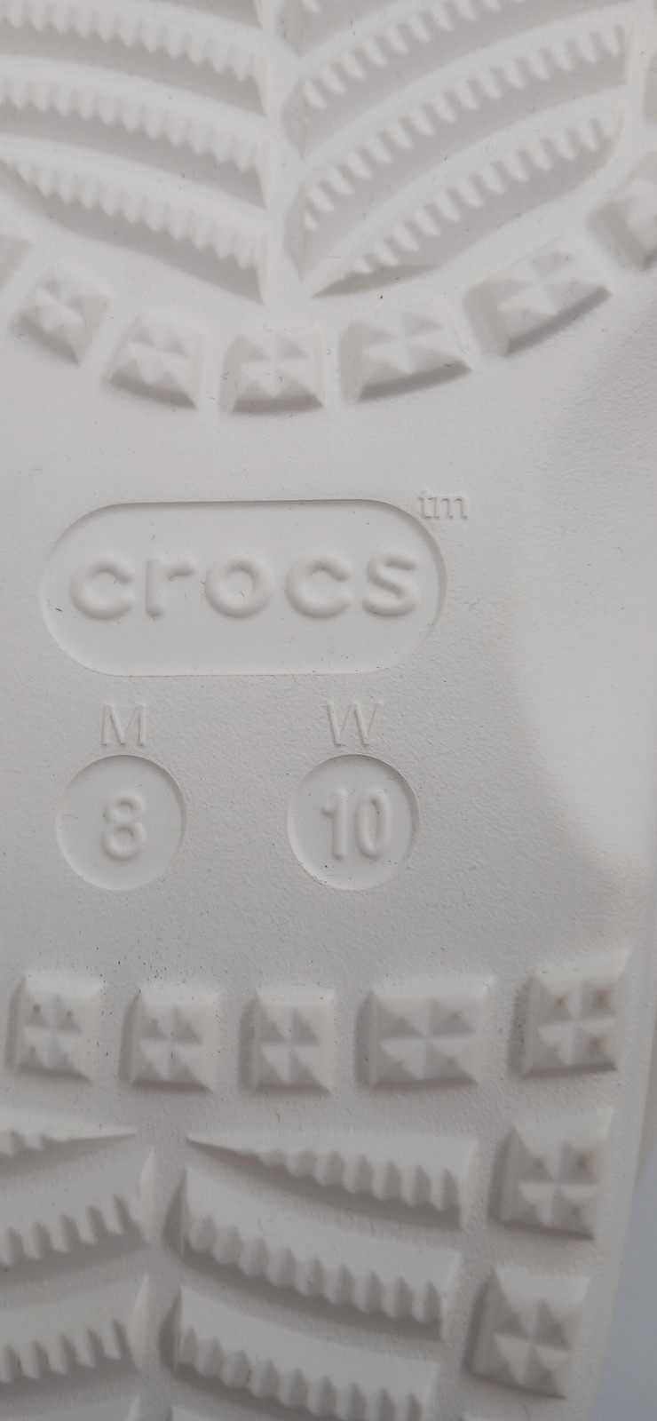 CROCS Women’s Classic Floral Cut-Out Clog Slipper Size 8 Men / 10 Women