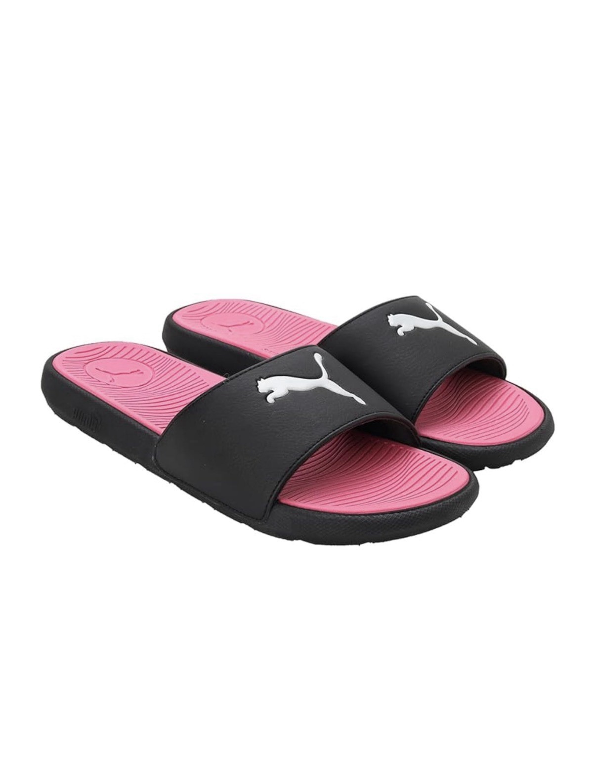 Puma Black & Pink Slide Sandals with White Logo. Cool cat 2.0 sport women’s 6