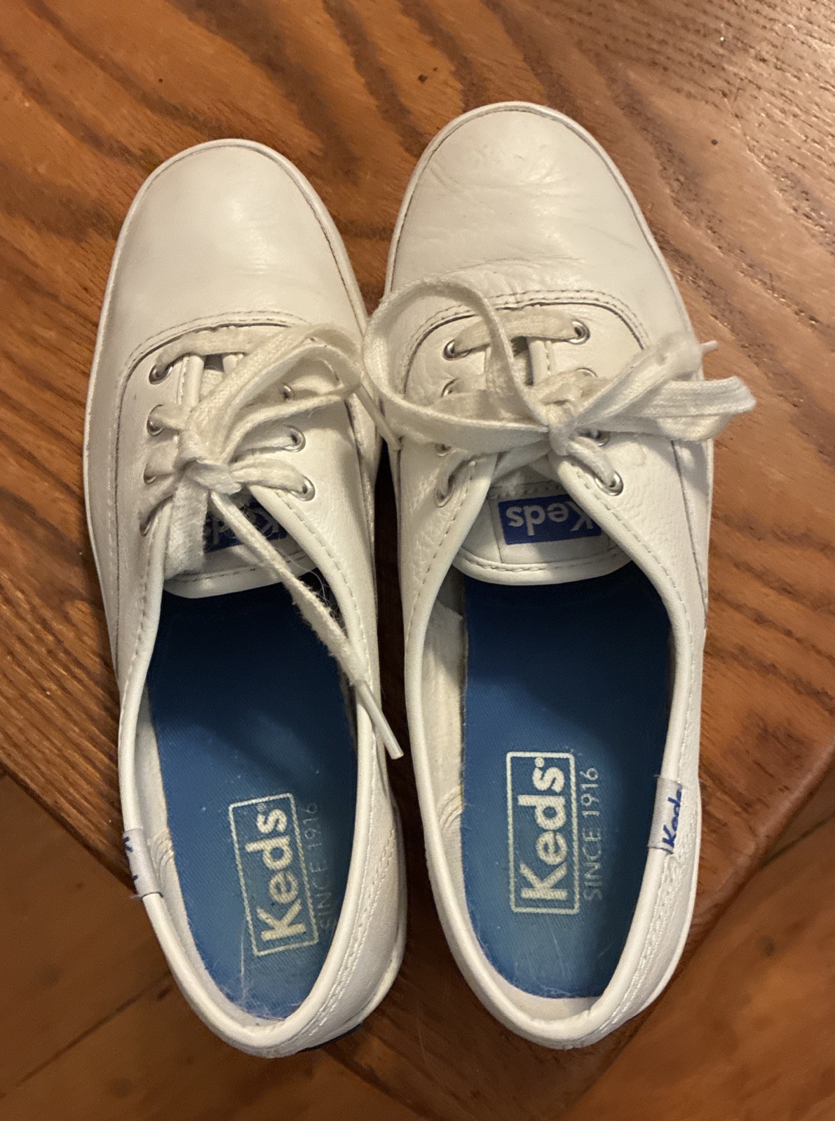 Keds Size 6 Champion White Low Top Lace-Up Sneakers Solid, WH45750M
