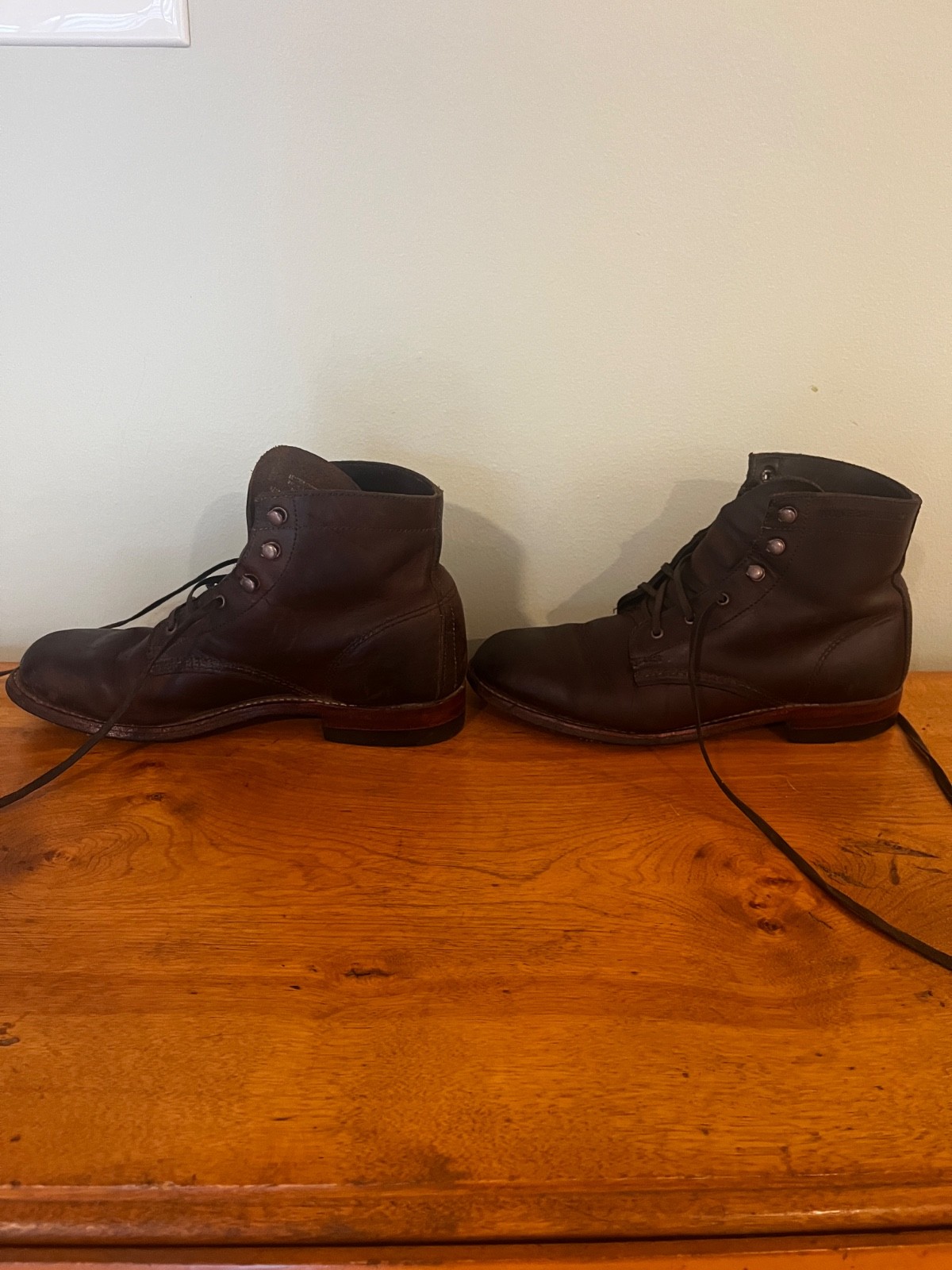 Wolverine 1000 Miles Boots Women’s Size 8.5 Leather Brown