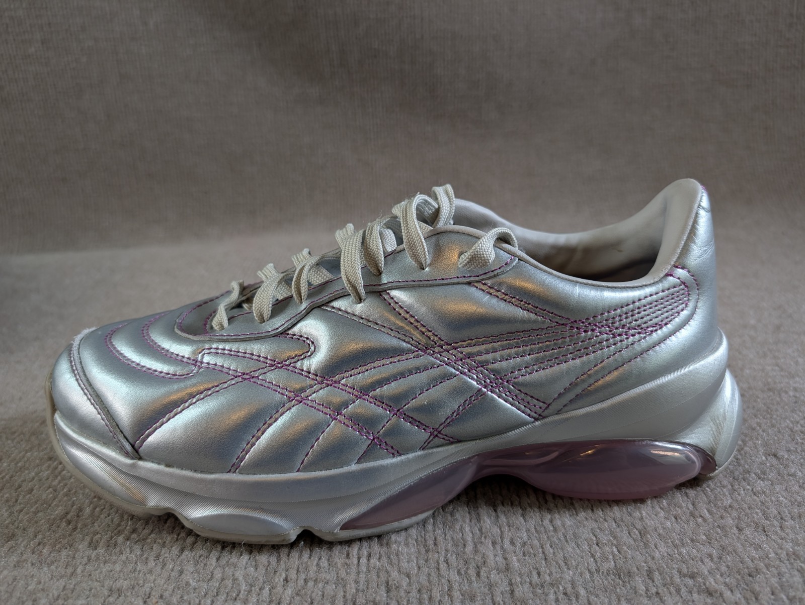 PUMA Cell Dome King ML x Dua Lipa Silver Purple Women’s Sneaker Shoes Size 10