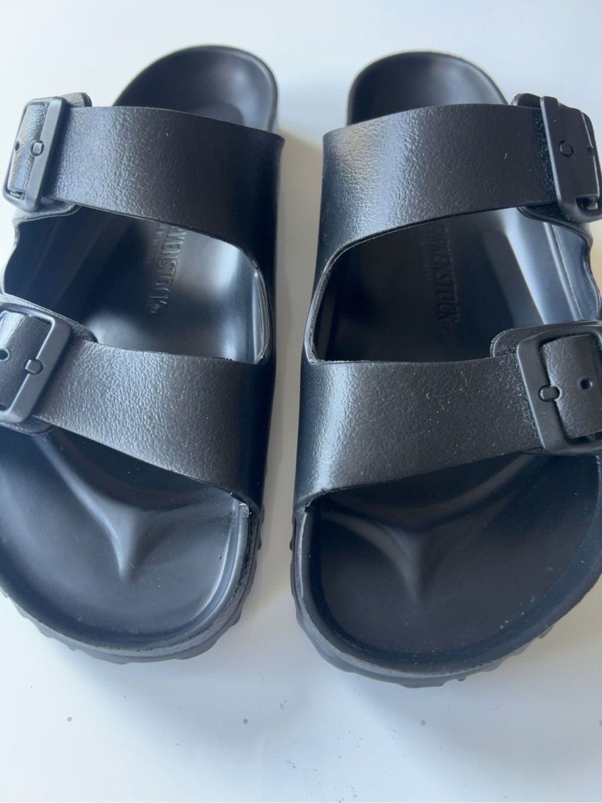 NWOT Birkenstock Arizona EVA Black Waterproof Sandals EU 41 US Women’s 10–10.5 M
