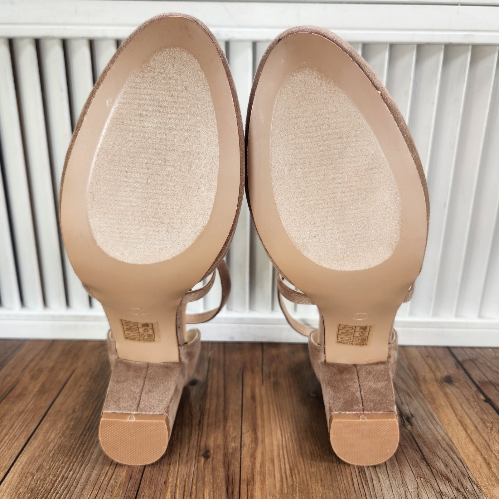 Journee Collection Tru Comfort Foam Heels Women’s 11 Beige Strappy Pumps Classy