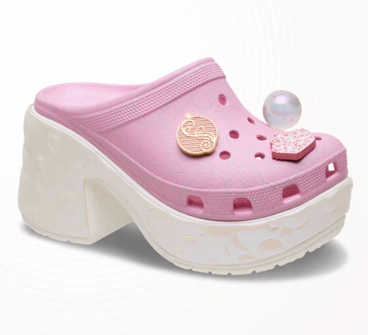 CROCS Wicked Glinda Siren Clog Clog with Jibbitz Size Women’s Size 8 NEW