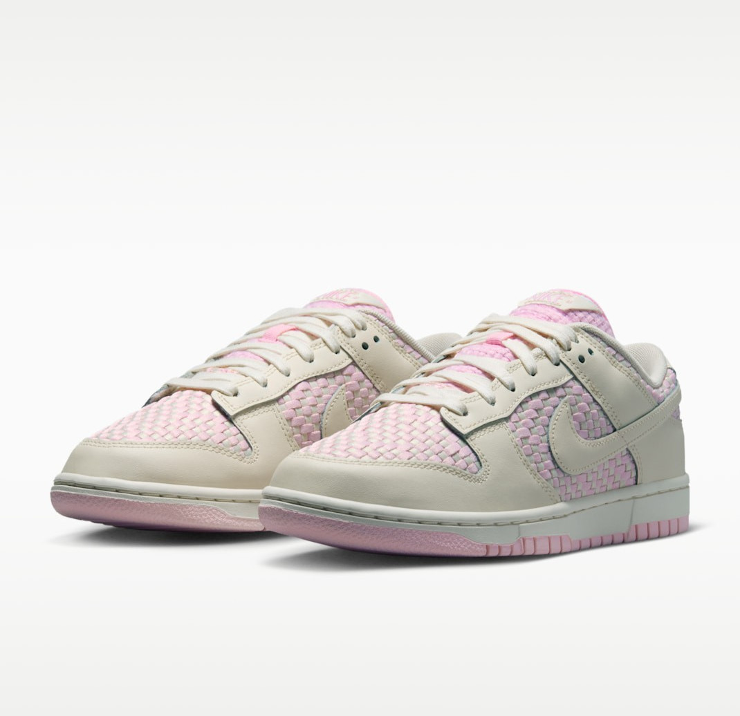 NIKE Women’s Dunk Low IH2476-600 Pink Foam Sail Pale Ivory