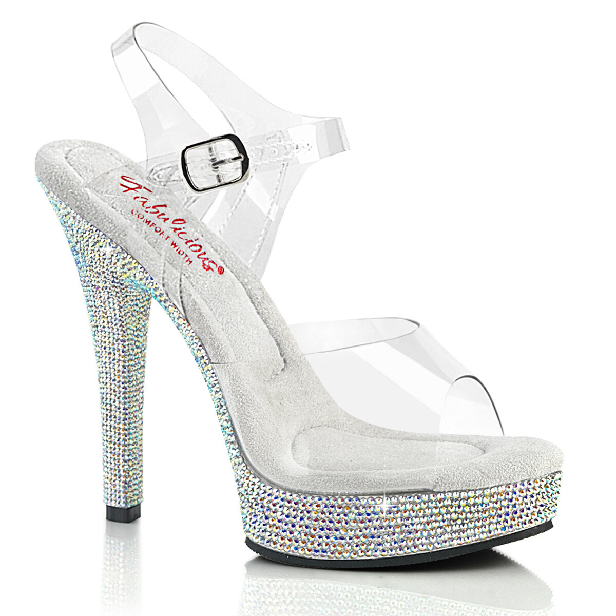 FABULICIOUS MAJESTY-508DM Women’s 5″ Heel Platform Ankle Strap Sandal Shoes