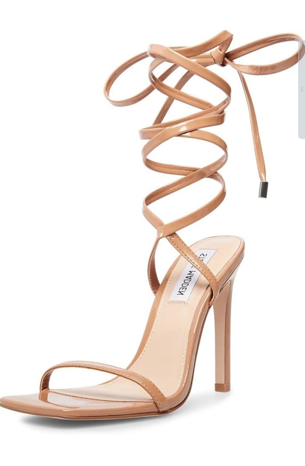 US 9 ❤️ From Brazil 🇧🇷 Steve Madden Women’s Lace up Heel 4.5” Sandals Beige