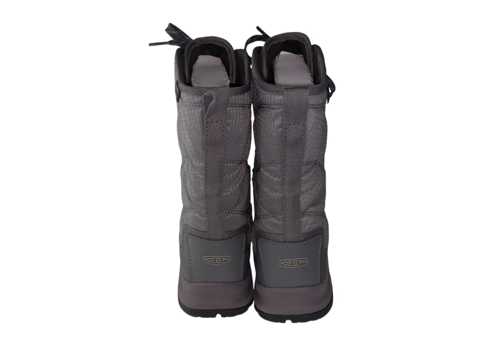 KEEN Women’s Waterproof Lace-Up Tall Winter Boots Terradora Pewter/Drizzle sz 5