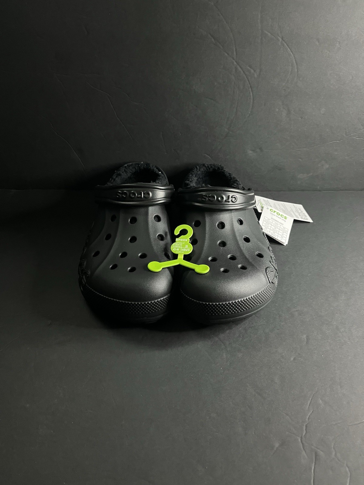 Baya Lined Clog Unisex Crocs US M10/W12 Black