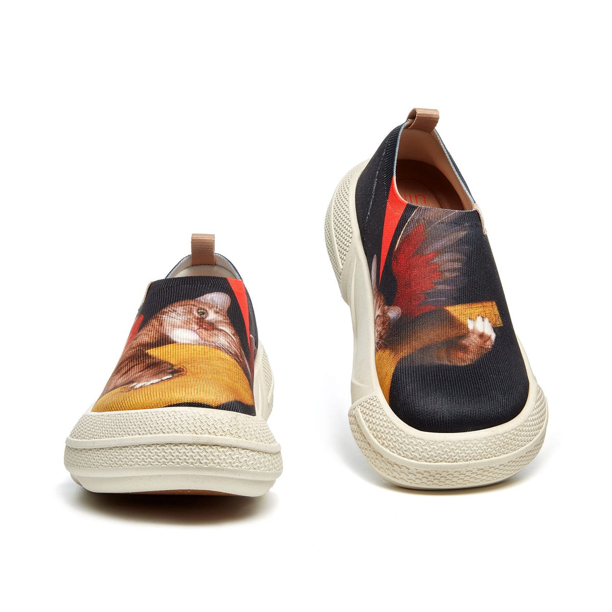 UIN Women’s Platform Walking Casual Travel Sneaker (Music Angel and the Cat 3)