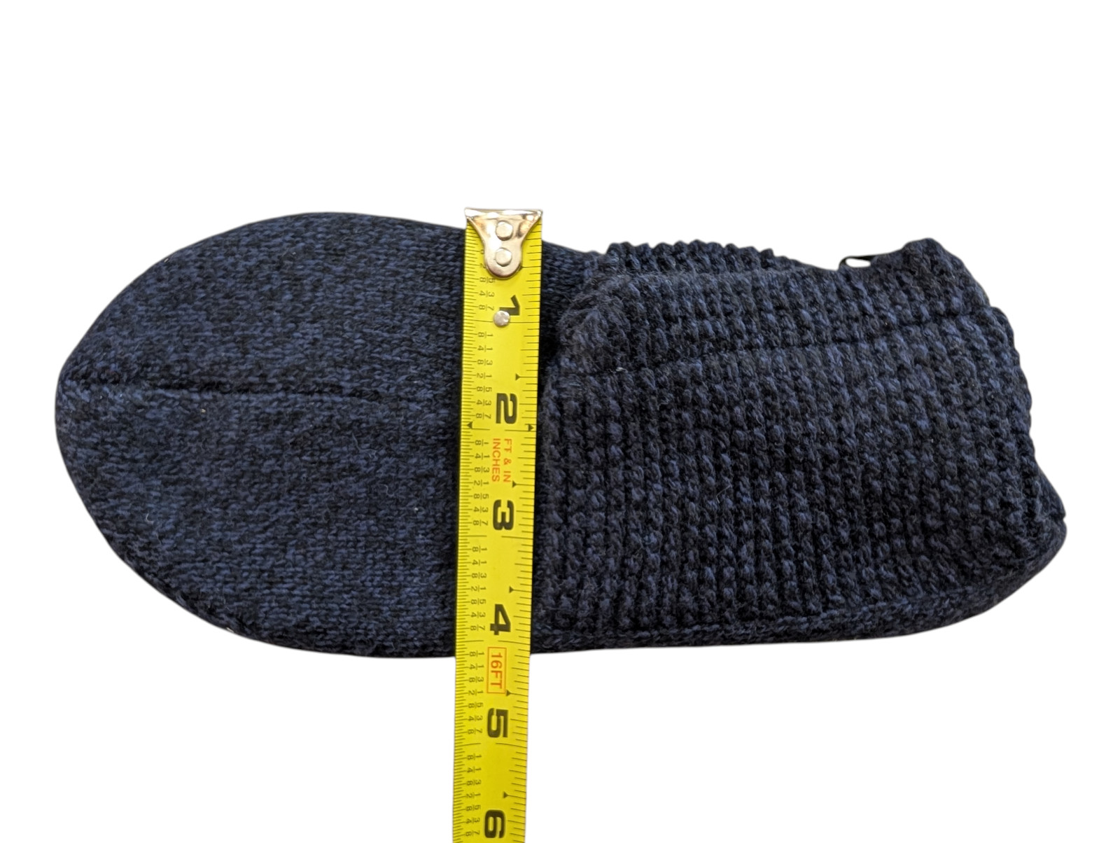 Bombas Gripper Slipper Lined Womens Small S Black Blue US W 7-8.5 Unisex Multi