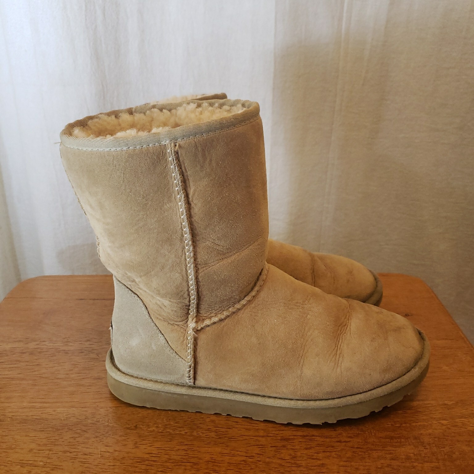 Ugg Boots 7 Left 8 Right Women Light Tan Mismatched Size