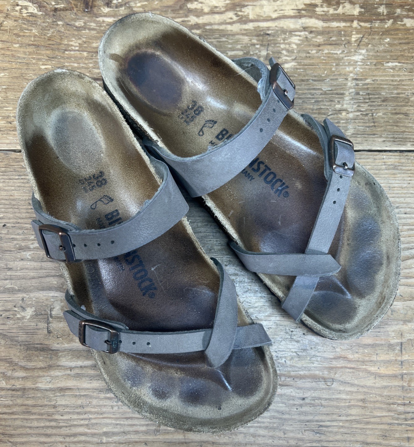 Birkenstock Mayari Toe Loop Sandals Size 38 (L7 M5) Summer Spring Fall