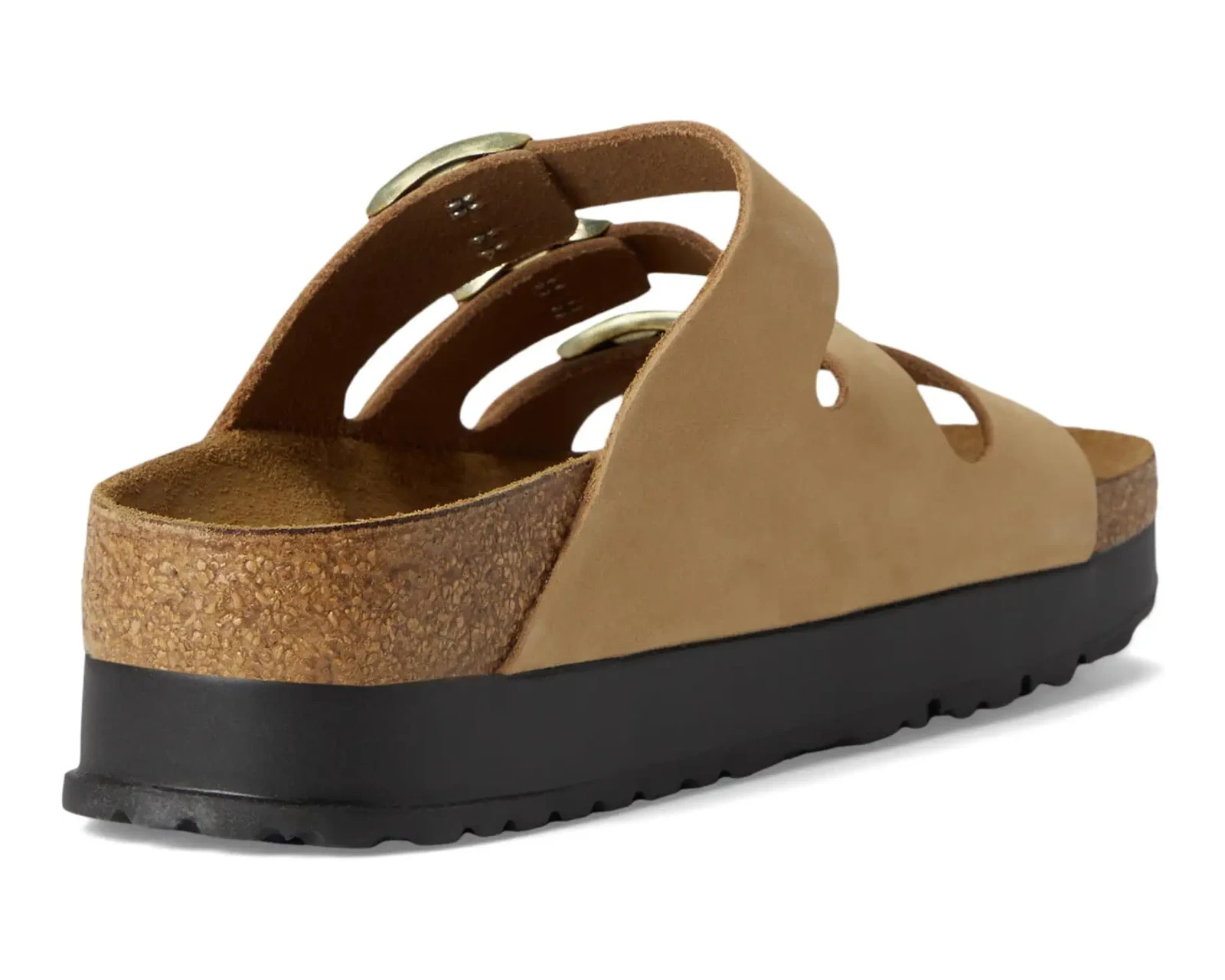 Birkenstock Florida Platform Sandcastle Nubuck Sandals EU 41 US 10-10.5 Narrow N