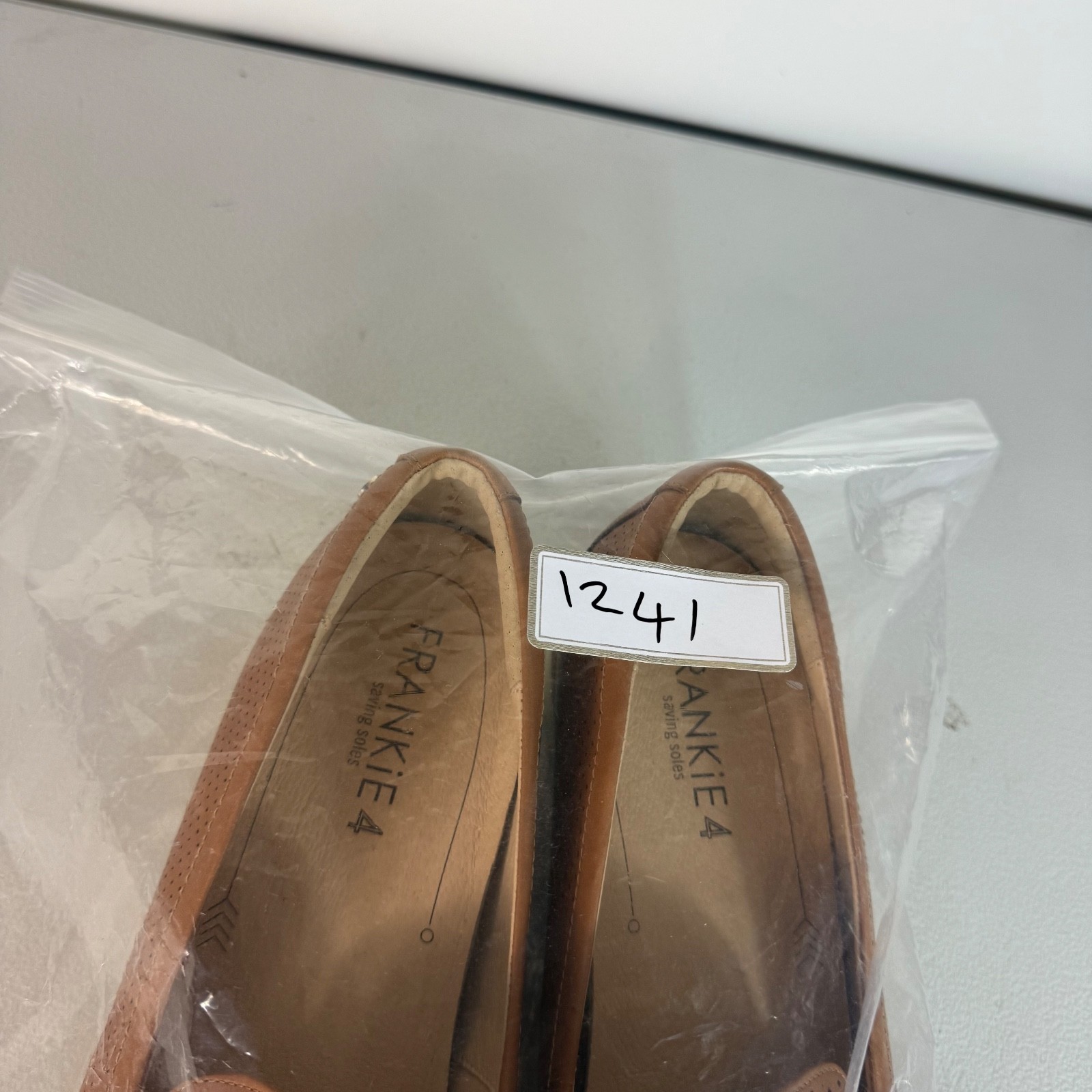 Frankie 4 Jenn Tan Brown Leather Slip On Women’s US 13 UK 10.5 EUR 45 Near New