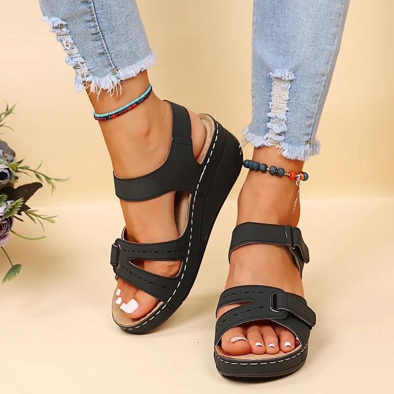 2026 NEW Women’s Orthopedic Wedge Sandals Soft Sole Comfort Summer Walking Shoes
