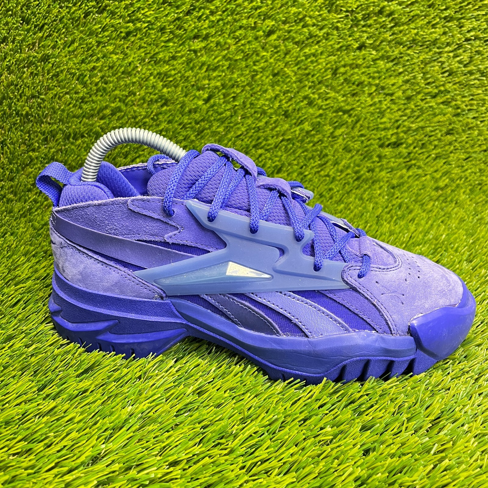 Reebok Club C Cardi B V2 Ultima Womens Size 8 Purple Athletic Shoes Sneakers