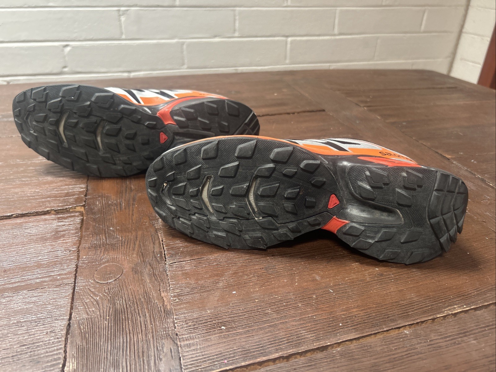 Salomon Xt Wings 2 Womens 7 Mens 6 Black Silver Orange Barely Worn