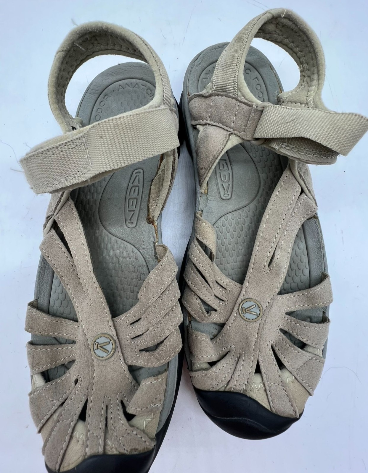 Keen Womens Adventure Rose Sandals Size 9 Beige Slingback Outdoors Hiking Casual